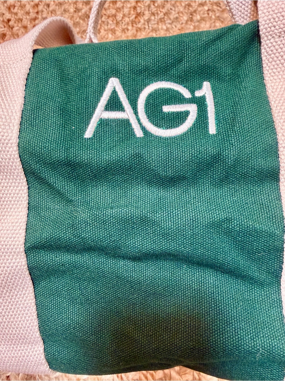AG1 Green Canvas Tote - Picture 6 of 6